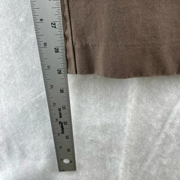 J.Jill Pants Women's Sz 6 Brown Stretch Straight Leg Slash Pockets Relaxed Chino - Picture 5 of 10